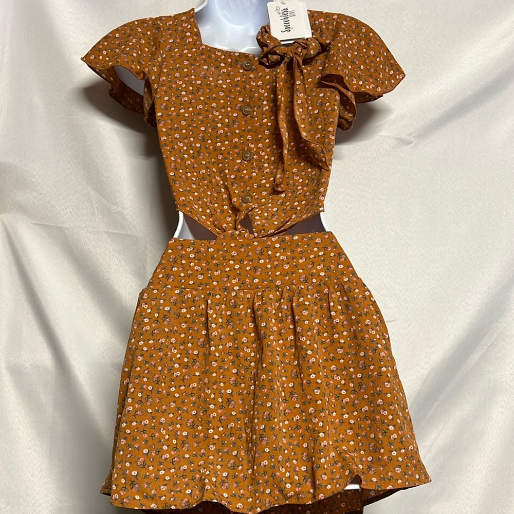 Speechless kids skirt with shorts under size 10